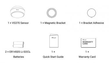 VS370 LoRaWAN Radar Human presence sensor